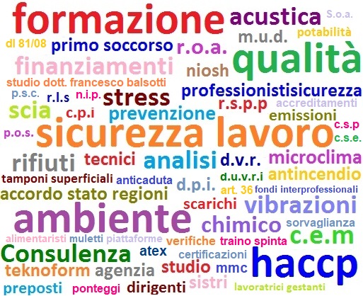 dvr e haccp Provincia di Latina
